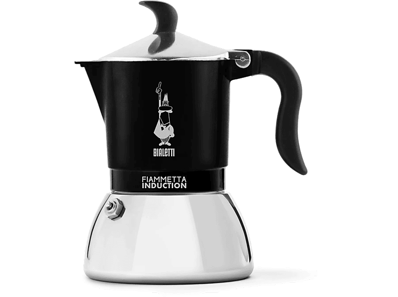 BIALETTI 7149 Fiammetta 2 adagos Indukciós kotyogós kávéfőző, fekete