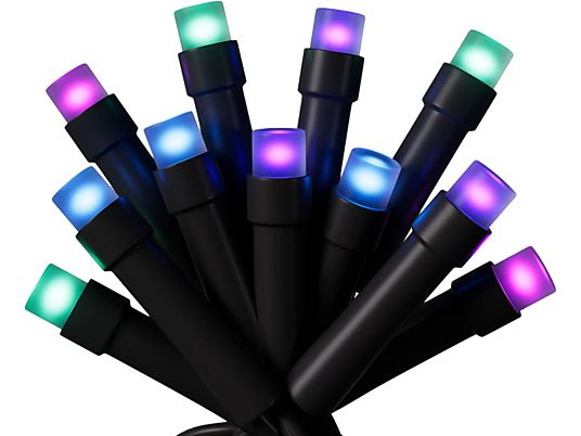 NANOLEAF Matter Smart Holiday String Lights (20 m) - Catena di luci (Nero/RGB)