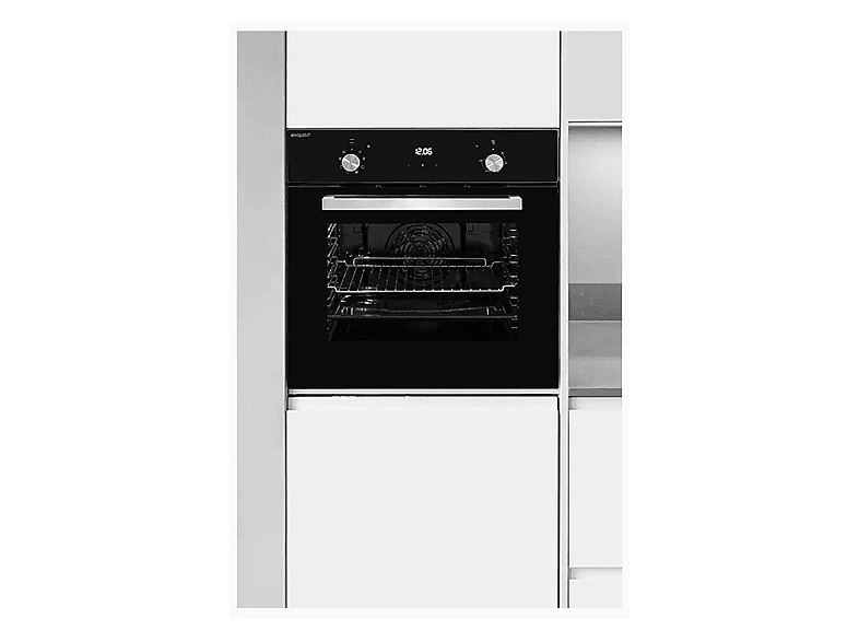 Exquisit EBE 657-2H SW Backofen (59 l, Schwarz, 595 mm breit, A) — Foto 3 von 3