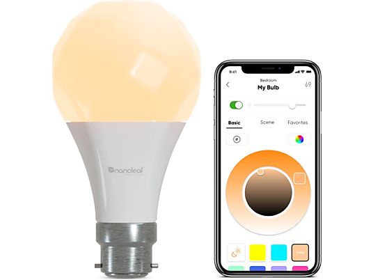 NANOLEAF Essentials HomeKit A60 B22 Smart Bulb - Lampada a LED (RGBCW)