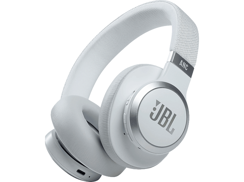 JBL Live 660NC, Over-ear Kopfhörer Weiß Bluetooth