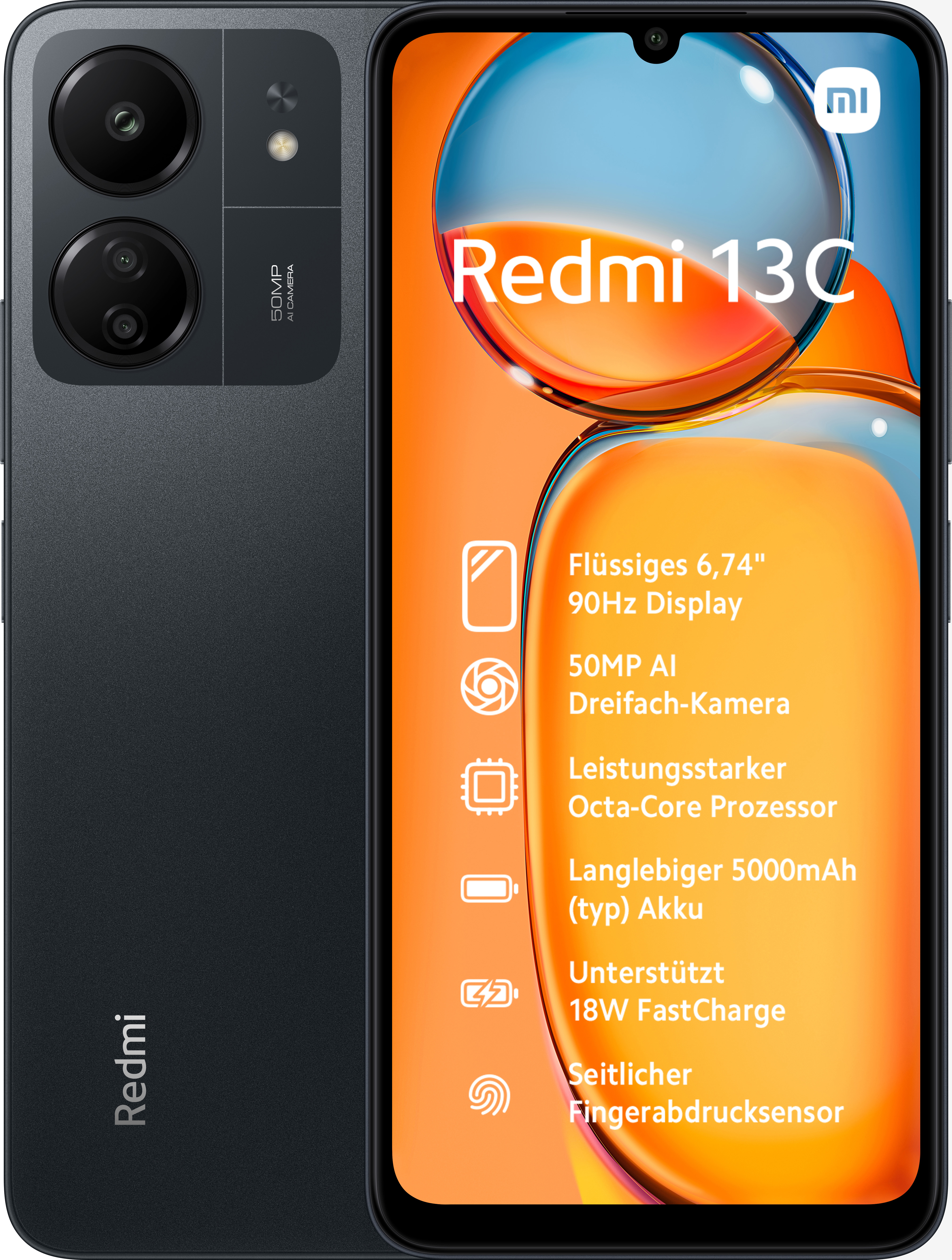 XIAOMI Redmi 13C 128 Dual SIM Midnight Black GB
