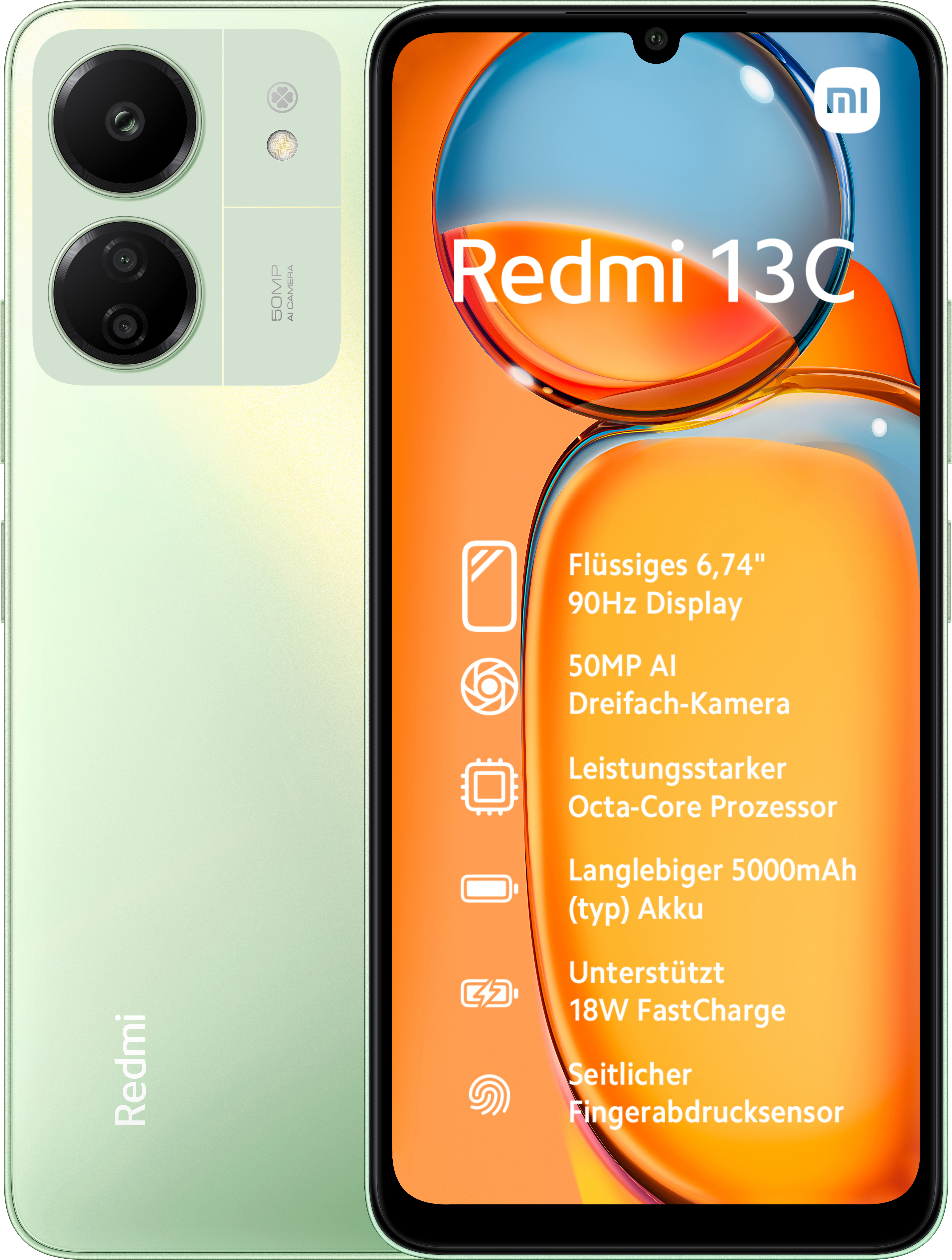 Redmi 13C Dual Green XIAOMI 128 SIM GB Clover