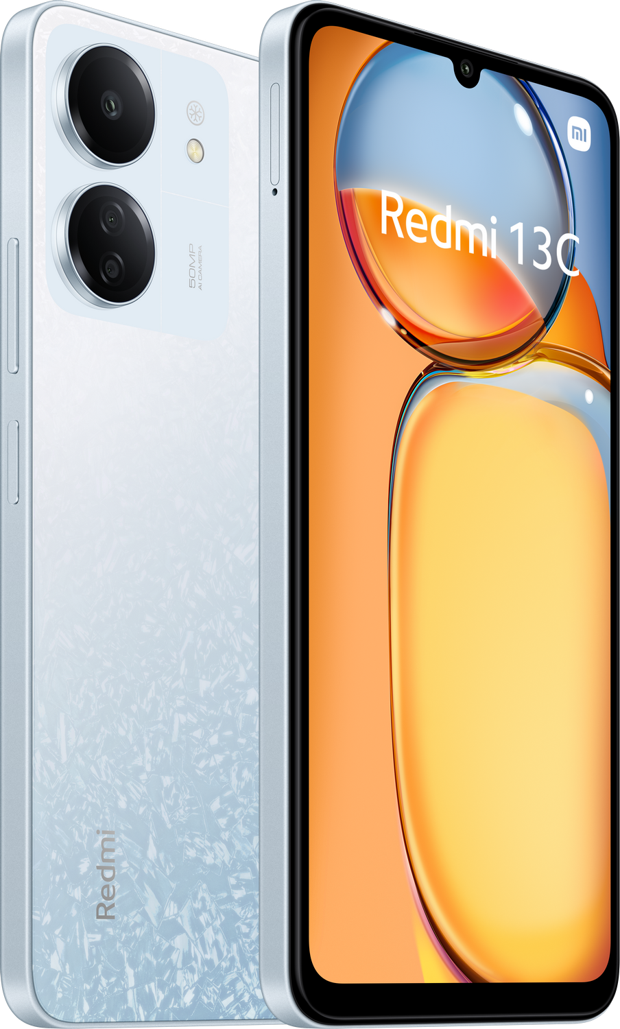 Xiaomi Redmi 13C, Glacier White, 128 GB, 4 GB RAM, 6.74" HD+, 50 MP, MediaTek Helio G85, 5000 mAh, Android