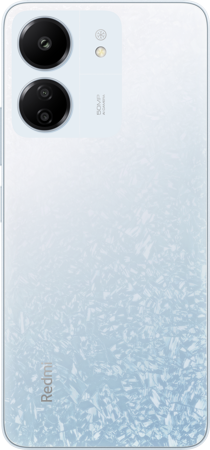 Xiaomi Redmi 13C, Glacier White, 128 GB, 6 GB RAM, 6.74" HD+, 50 MP, MediaTek Helio G85, 5000 mAh, Android
