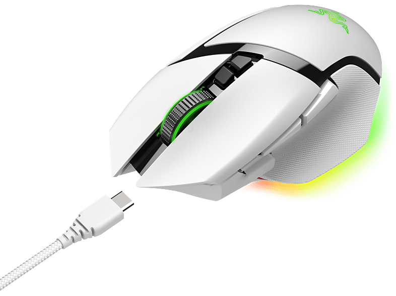 RAZER Basilisk V3 Pro Kablosuz Mouse Beyaz_1