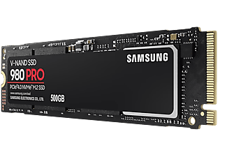 SAMSUNG 980 PRO PCIe 4.0 x4 NVMe M.2 belső SSD meghajtó, 6900/5000 MB/s, 500 GB (MZ-V8P500BW), fekete