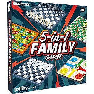 5-in-1 Bordspel Family Games (JW JP-GM5505)