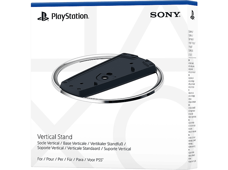 Sony Vertikaler Standfuß, Zubehör für PS5 (Modelgruppe: slim), Schwarz — Foto 3 von 4