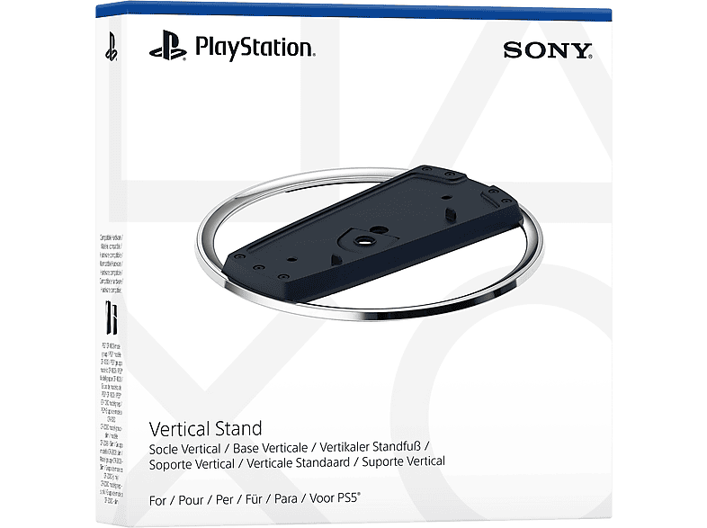Sony Vertikaler Standfuß, Zubehör für PS5 (Modelgruppe: slim), Schwarz — Foto 4 von 4