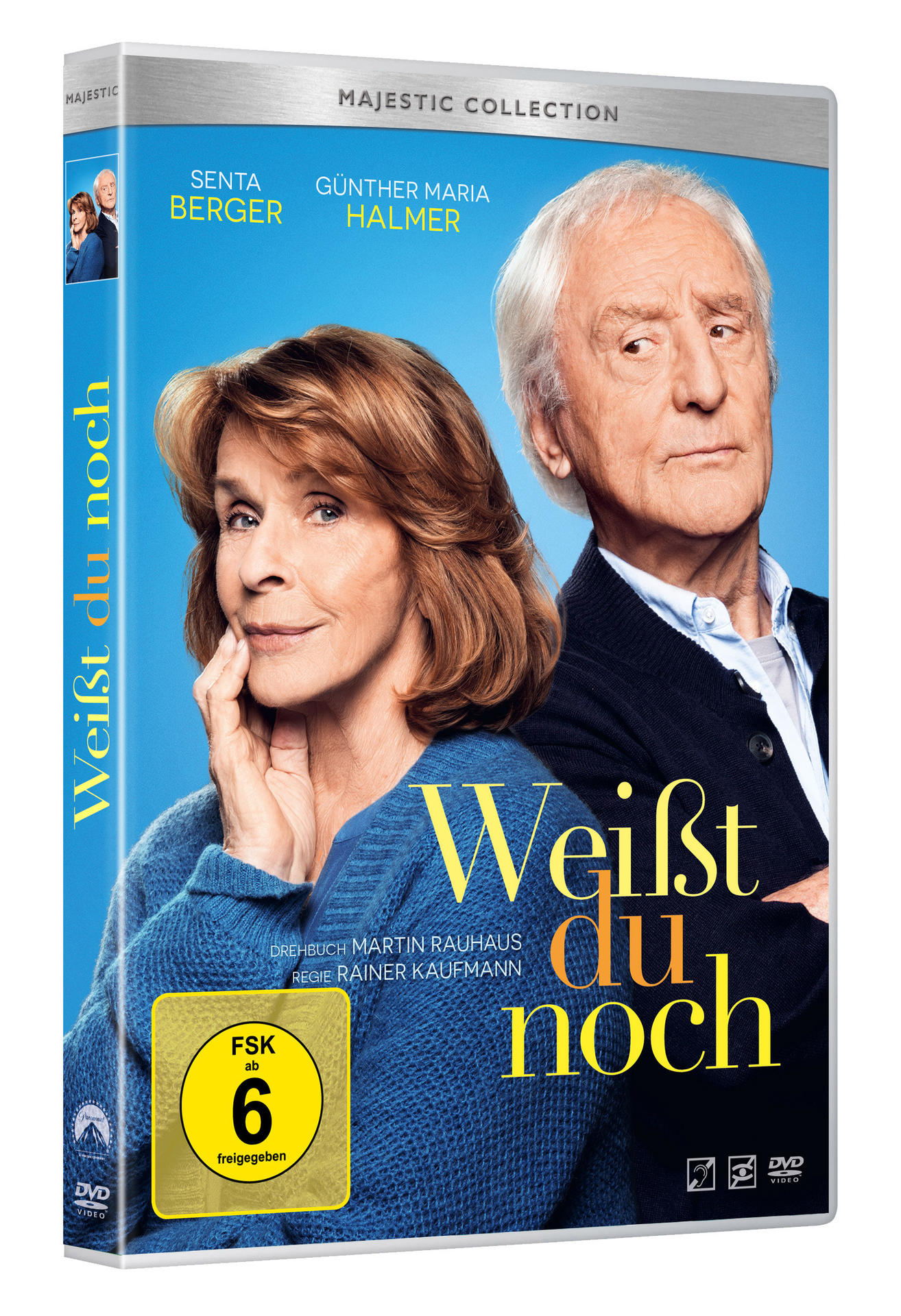 DVD-Hülle mit einem Filmplakat. Auf dem Plakat sind zwei Personen zu sehen.