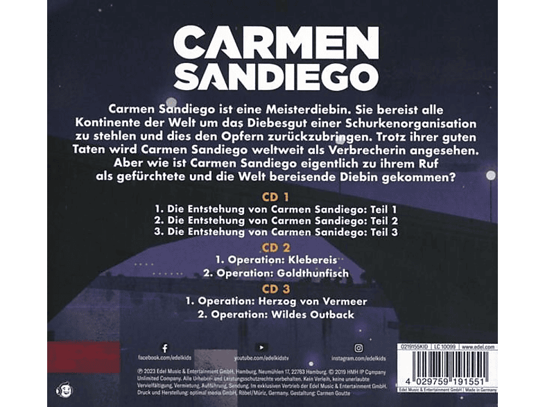 Carmen Sandiego - Hörspiel-Box, Folge 1-3 [CD] — Foto 2 von 2