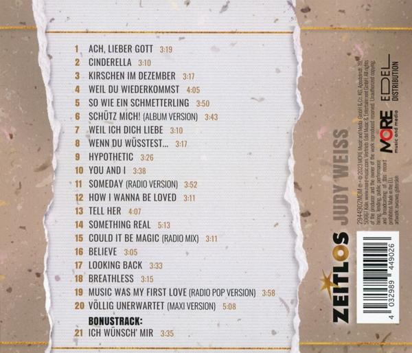 CD-Cover mit Trackliste und Künstlername.