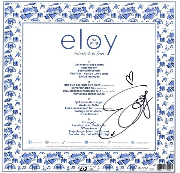 Eloy De Jong - Viel Beste - das als mehr (Vinyl)