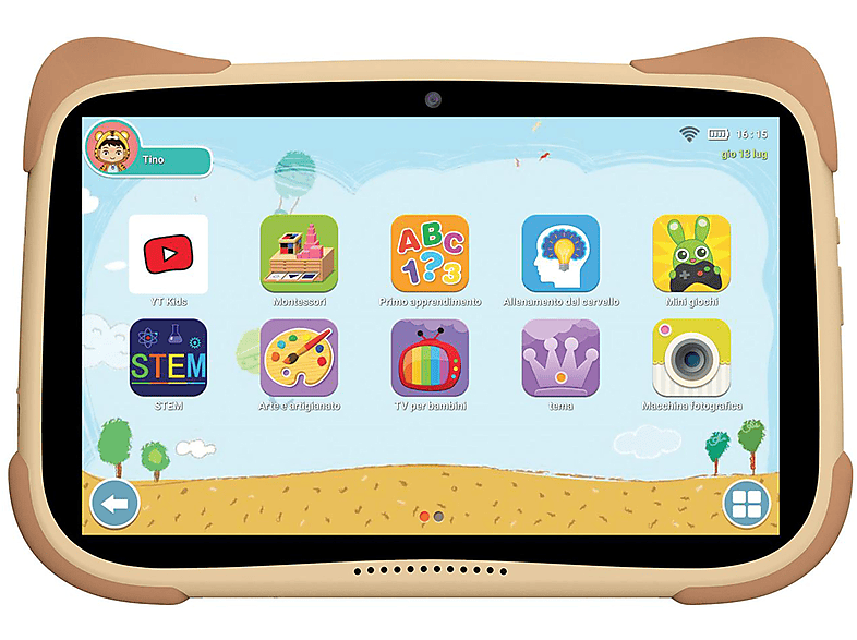 Tablet Mediacom Smartkid 8, 32 GB, 8", Beige Slate