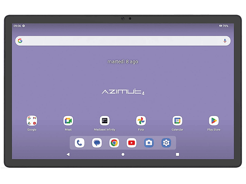 Tablet Mediacom Smartpad Azimut4 6/128, 128 GB, 4G (Lte), 10,51", Grey Slate