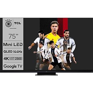 TCL 75C935 QLED Mini LED-TV (189 cm/ 75 Zoll, 4K UHD, Google TV, Smart TV, HDR, Dolby Atmos, ONKYO)