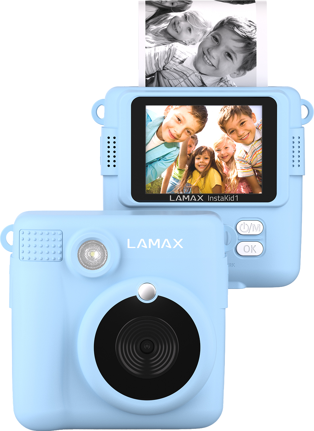 LAMAX InstaKid1 Blue Instant hőpapíros fényképezőgép