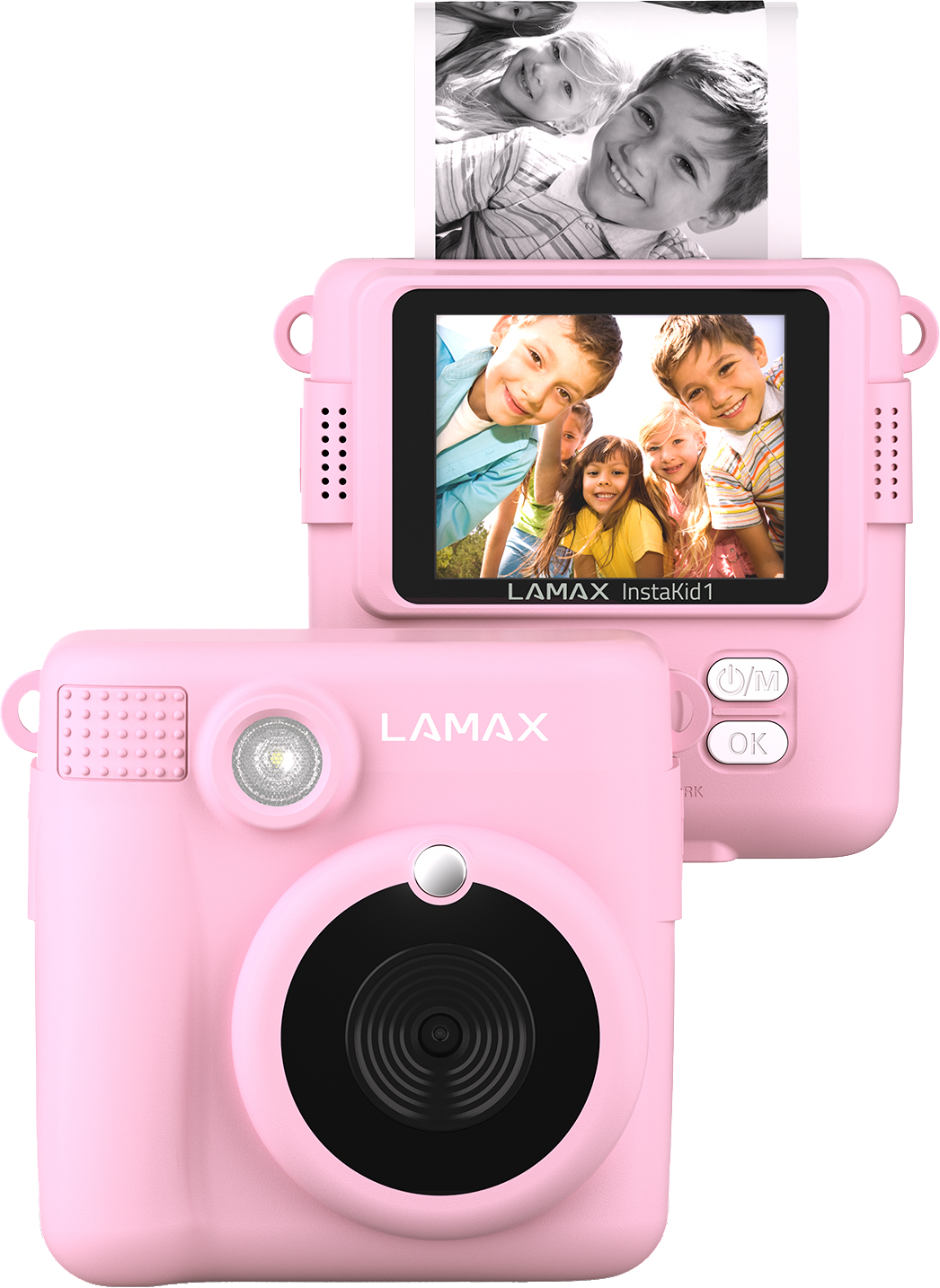 LAMAX InstaKid1 Pink Instant hőpapíros fényképezőgép
