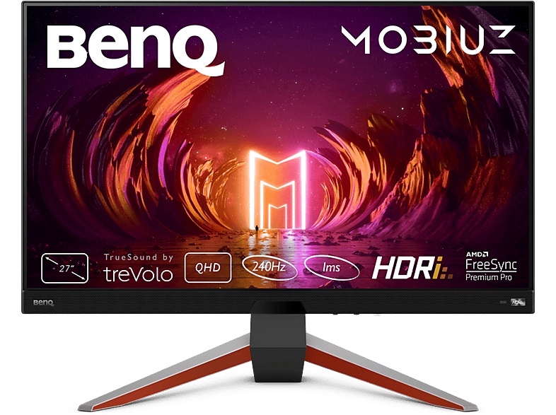 BENQ MOBIUZ EX270QM 27'' Sík QHD 240 Hz 16:9 FreeSync IPS LED Gamer monitor