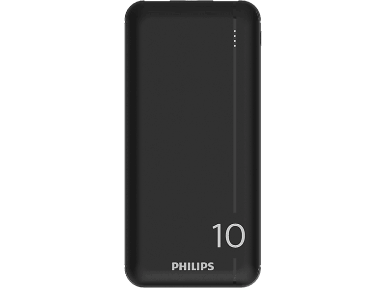 PHILIPS DLP1810CB 10.000 mAh 2xUSB-A 2.1A, USB-C Çıkış Taşınabilir Şarj Cihazı Siyah