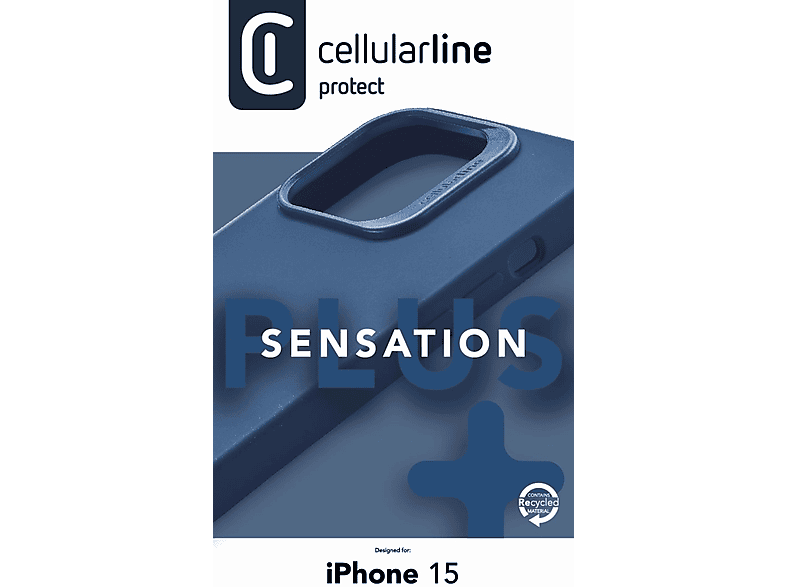 CELLULARLINE iPhone 15 Sensation Plus Telefon Kılıfı Mavi_1