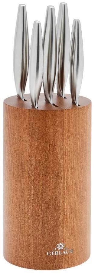 Zestaw noży w bloku GERLACH Fine