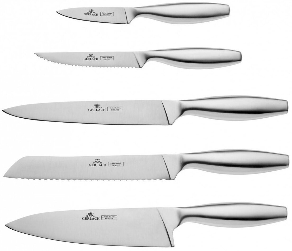 Zestaw noży w bloku GERLACH Fine