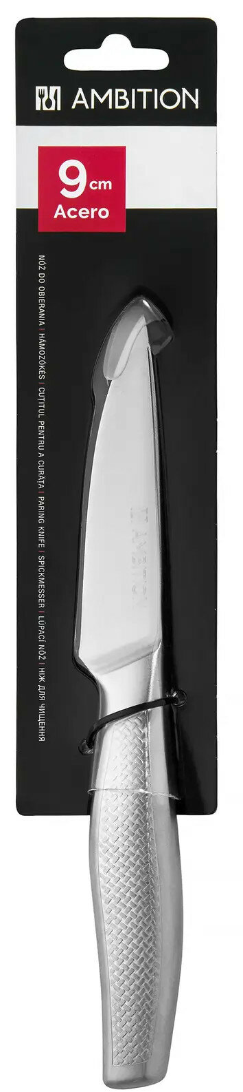 Nóż AMBITION Obierak Acero 9cm