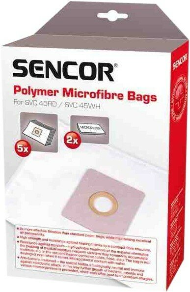 Wyposażenie SENCOR SVC 45RD/WH