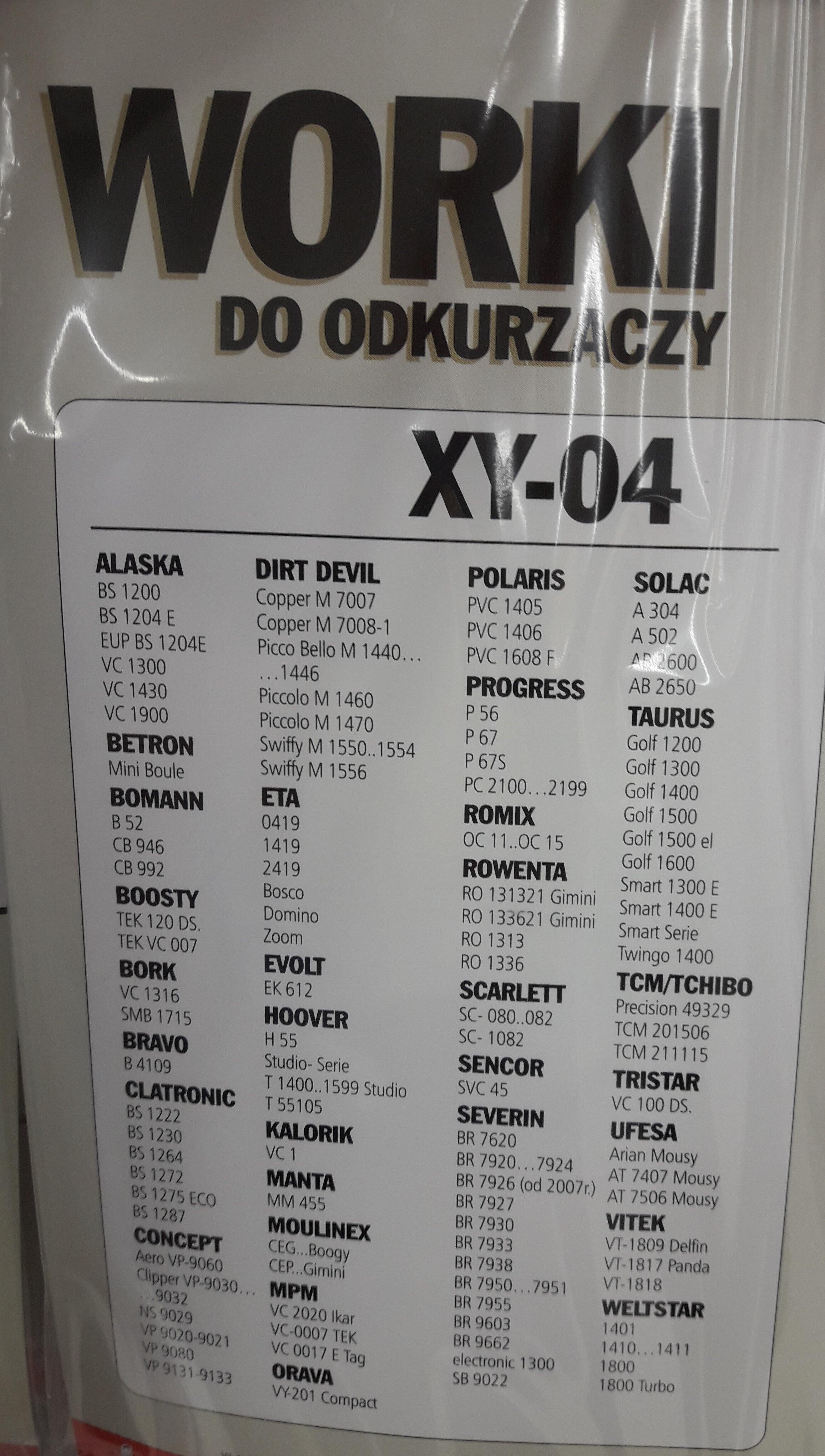 Worki METYROX XY 04 ( SENCOR MPM)