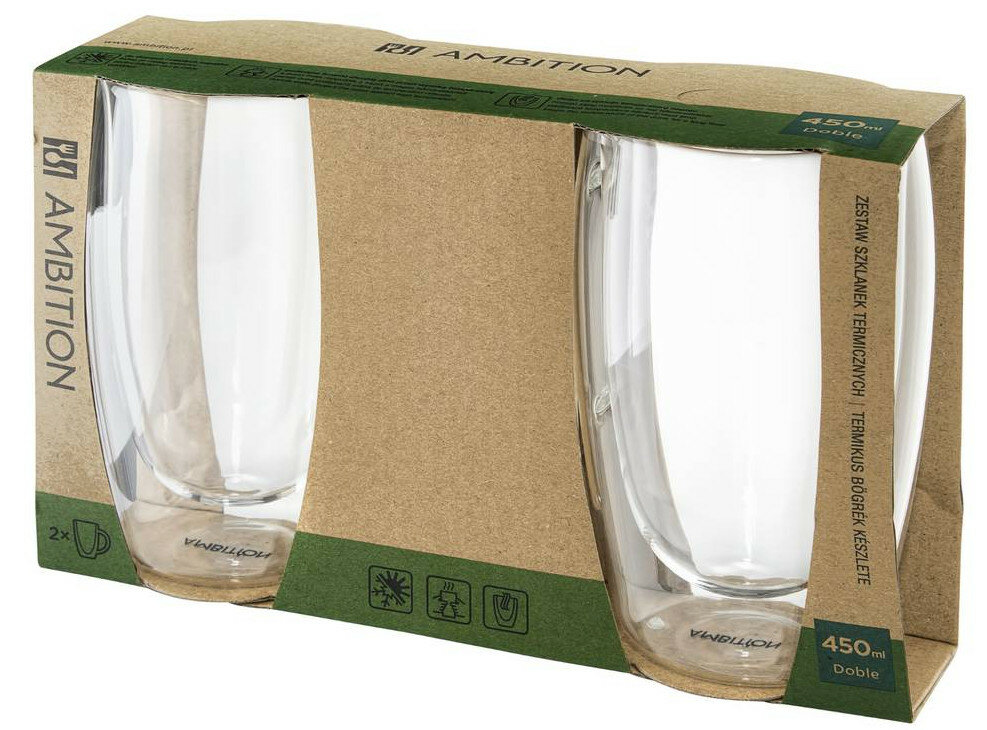 Szklanki AMBITION 96883 DOBLE 450 ML