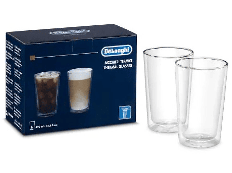 Zestaw szklanek De'Longhi DLSC319 2 x 480 ml – zdjęcie 3