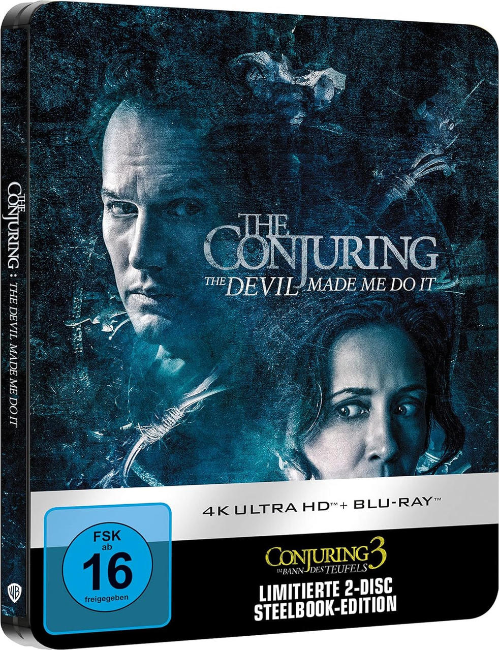 'Conjuring: The Devil Made Me Do It' Blu-ray-Hülle.