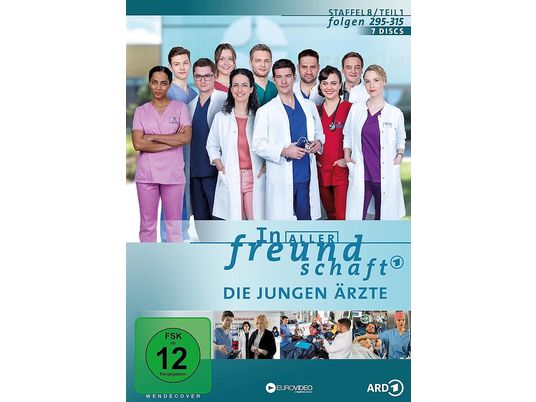 In aller Freundschaft - Die jungen Ärzte - Staffel 8, Teil 1, Folgen 295 - 315 DVD