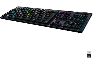 LOGITECH G G915 Lightspeed RGB Tam Boyutlu İngilizce Q Kablosuz Oyuncu Klavyesi - Siyah_0