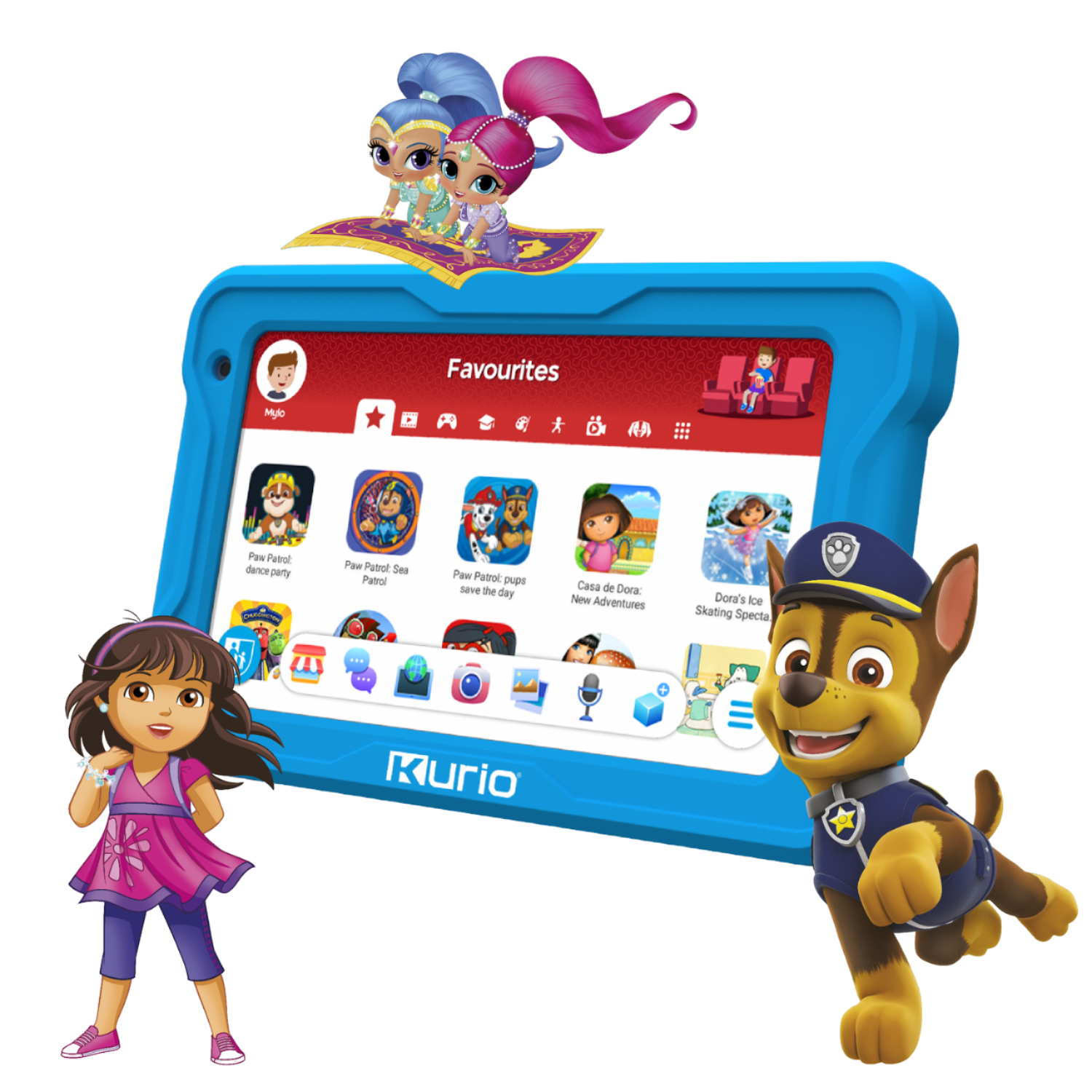 Kurio Tab Premium Nickelodeon - 7 Inch 32 Gb Blauw Kindertablet