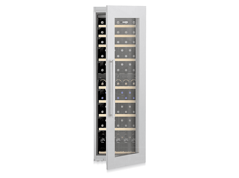 Liebherr EWTDF 3553-26 Weintemperierschrank, Festtür (259 l, 162 kWh, EEK: G, Silber, Anzahl Flaschen: 80) — Foto 3 von 5