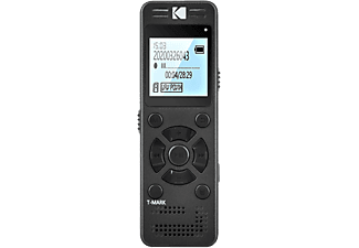 KODAK VRC350 digitális hangrögzítő, diktafon, 8GB, mono, fém ház, fekete
