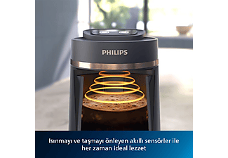 PHILIPS 5000 Serisi Türk Kahve Makinesi HDA150/61 Siyah Gümüş_1