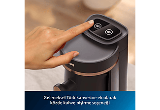 PHILIPS 5000 Serisi Türk Kahve Makinesi HDA150/61 Siyah Gümüş_2