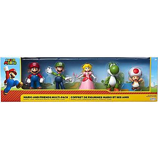 Zestaw figurek JAKKS PACIFIC Super Mario Bros. Mario and Friends-Pack 6 cm