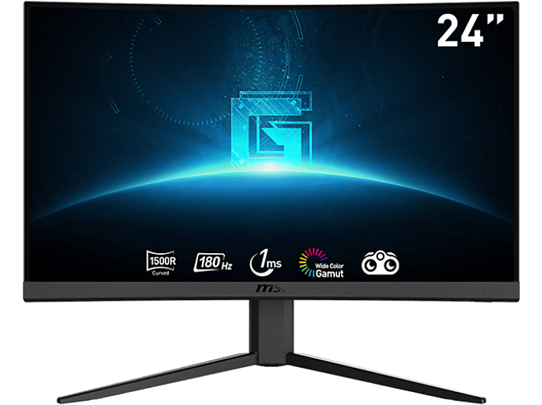 MSI G24C4 E2 24'' Ívelt FHD 180 Hz 16:9 Adaptive-Sync VA LED Gamer monitor