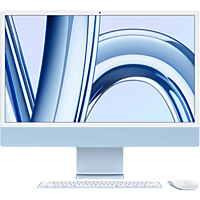 MediaMarkt APPLE iMac 24-inch Blauw (M3) - 8-core CPU - 8-core GPU - 16GB - 512GB aanbieding