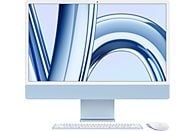 APPLE iMac 24-inch Blauw (M3) - 8-core CPU - 10-core GPU - 16GB - 512GB - Magic Keyboard met Touch ID