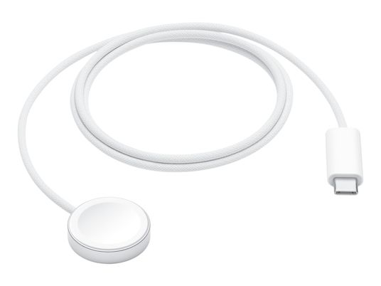 APPLE Watch - Magnetisches Schnellladegerät auf USB‑C Kabel (Weiss)