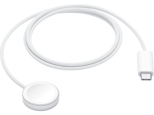 APPLE Watch - Magnetisches Schnellladegerät auf USB‑C Kabel (Weiss)