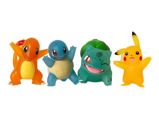 JAZWARES Pokémon Select (pack de 4) - Figurine de collection (Multicolore)