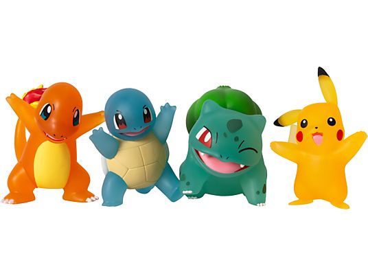 JAZWARES Pokémon Select (pack de 4) - Figurine de collection (Multicolore)