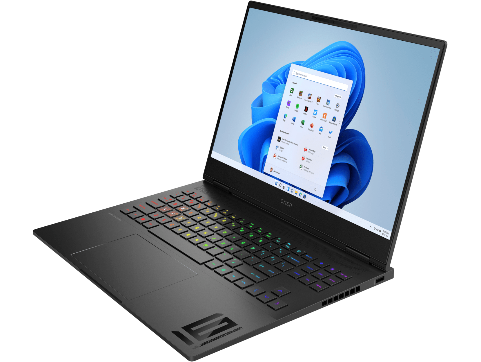 Portátil gaming - HP OMEN 16-u0001ns, 16" WQXGA, Intel® Core™ i7-13700HX, 32GB RAM, 1TB SSD, RTX™ 4070, W11 H, Negro